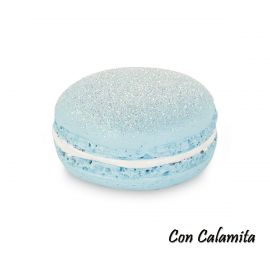 MACARON CELESTE CALAMITE ORIGINALI PER MASCHIETTO NOVITA' PENSIERINI NASCITA SEGNAPOSTO BATTESIMO