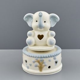 CARILLON PER BATTESIMO BAMBINO ELEFANTE MUSICA NINNA NANNA