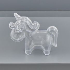 PORTACONFETTI PLEXIGLASS A FORMA DI UNICORNO FAI DA TE