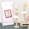 BOMBONIERE DILETTA BALLERINA IN PIEDI COMUNIONE BAMBINA 2 SOGGETTI ASSORTITI STOCK COMPLEANNO FEMMINA