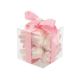 SCATOLE TRASPARENTI PVC 5 X 5 X 5 CM PICCOLE PER CONFETTI FAI DA TE BOMBONIERE