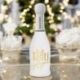 SPUMANTE EXTRA DRY WHITE PER COMPLEANNO SCRITTA "TANTI AUGURI"