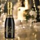 BOTTIGLIA PROSECCO DOC EXTRA DRY PERSONALIZZATA CON DECORAZIONE FLOREALE