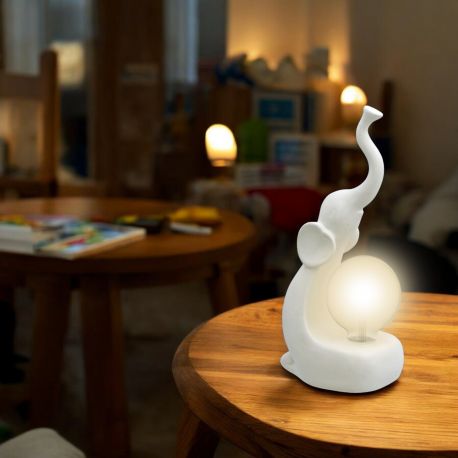 LAMPADA ELEFANTE DA COMODINO IDEA REGALO UTILE