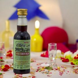 ESCLUSIVA BOTTIGLIA MIGNON AMARUCOLA BOMBONIERA ORIGINALE E DELIZIOSA