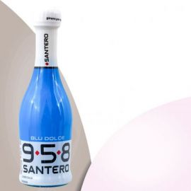 MINI BOTTIGLIE SPUMANTE SANTERO 958 BLU DOLCE BOMBONIERA