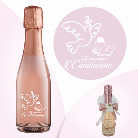 BOTTIGLIA PROSECCO BRUT ROSA COMUNIONE FEMMINUCCIA