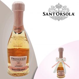 MINI BOTTIGLIE PROSECCO SANT'ORSOLA ROSÈ PER BOMBONIERE