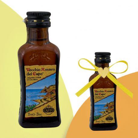 AMARO DEL CAPO BOTTIGLIA LIQUORE SEGNAPOSTO, BOMBONIERA