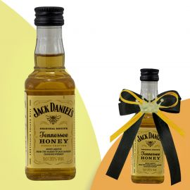 BOTTIGLIE LIQUORE MIGNON BOMBONIERA JACK DANIELS MIELE