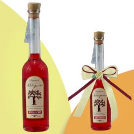 BOTTIGLIE LIQUORE MIGNON DI MELOGRANO IDEA BOMBONIERA COMPLEANNO