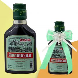 FIASCHETTA LIQUORE MIGNON AMARUCOLA BOMBONIERA PARTICOLARI