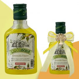 FIASCHETTA LIMONISCHIA BOTTIGLIE LIQUORE MIGNON BOMBONIERA