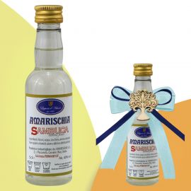 LIQUORE MIGNON SAMBUCA WHITE BOMBONIERA ORIGINALE