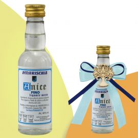 BOTTIGLIE DI LIQUORE MIGNON ALL'ANICE BOMBONIERE ORIGINALI PER OGNI EVENTO