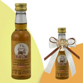 BOTTIGLIE DI RHUM MIGNON UN'IDEA ELEGANTE E UNICA PER BOMBONIERE SPECIALI