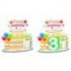 DECORAZIONE TORTA HAPPY BIRTHDAY CON PALLONCINI