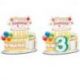 DECORAZIONE TORTA HAPPY BIRTHDAY CON PALLONCINI