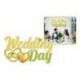 SCRITTA WEDDING DAY PER IL TUO MATRIMONIO