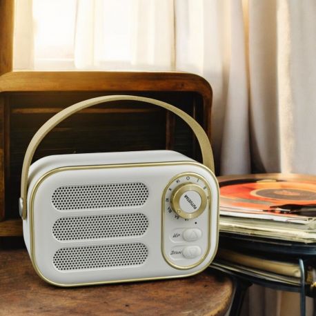 BOMBONIERA ORIGINALE CON RADIO RETRO BLUETOOTH