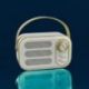 BOMBONIERA ORIGINALE CON RADIO RETRO BLUETOOTH