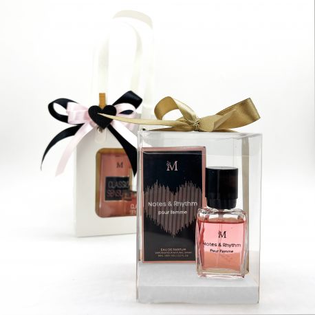 MINIATURA NOTES E RHYTHM EDP DONNA BOMBONIERE ORIGINALI COMPLEANNO