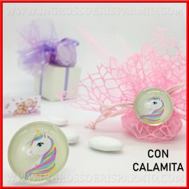 MAGNETE UNICORNO ROSA ON LINE IDEE FESTE A TEMA COMPLEANNO